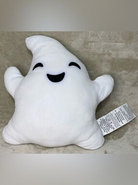 Halloween Pillow 2024 Boo Ghost Pillow Halloween Home Decor 12” Plush Smile